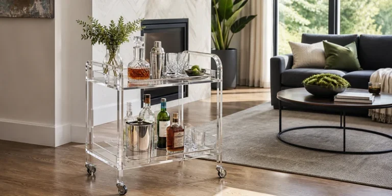 Acrylic Bar Cart Buying Guide: Clear Picks That Disappear