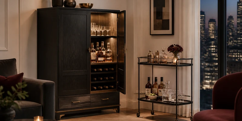 Bar Cabinet vs Bar Cart: Which One Fits Your Home?