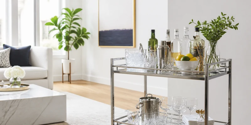 Bar cart essentials