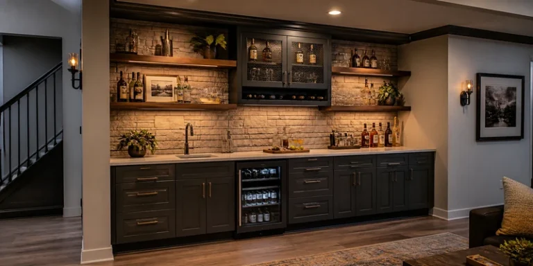 Basement Bar Ideas: From Cabinet Corner to Full Bar Wall