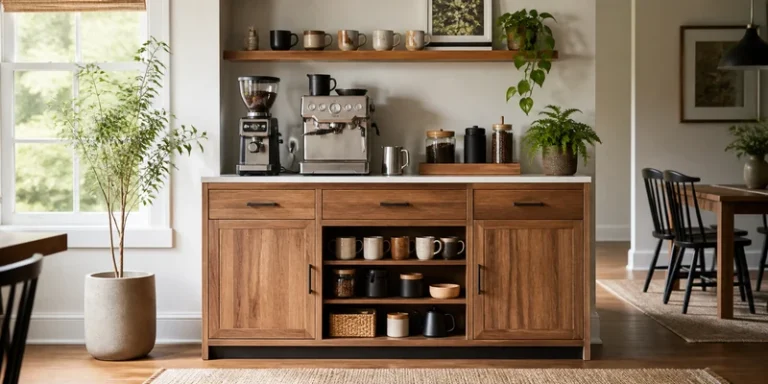Best Coffee Bar Cabinet: Build a Home Coffee Station