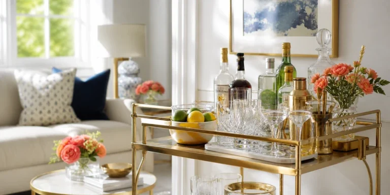 How to Style a Bar Cart: A Simple Five Step Method