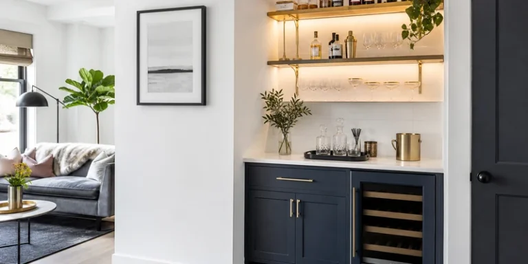 Small Home Bar Ideas: Cabinets and Corners for Tight Spaces
