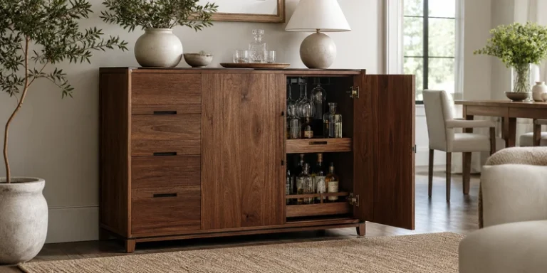 Solid Wood Bar Cabinet Guide: What Real Wood Buys You